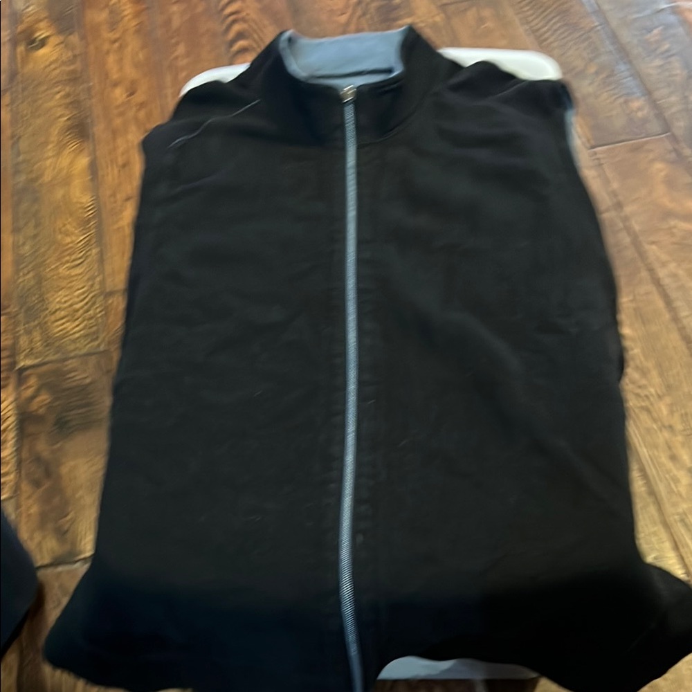 Tommy bahama reversible Black/ grayish bluish  Zip-Up Vest
